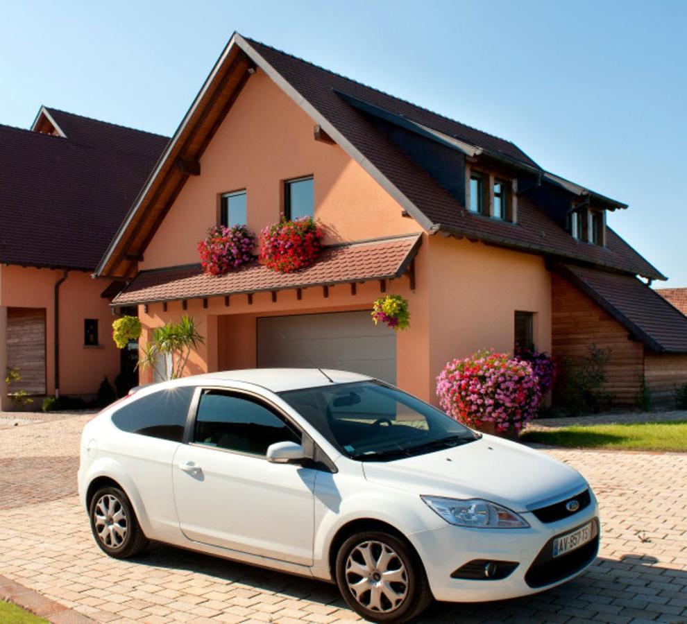 Maison Accueillante A Ebersheim Avec Vue Sur Les Montagnes Bagian luar foto